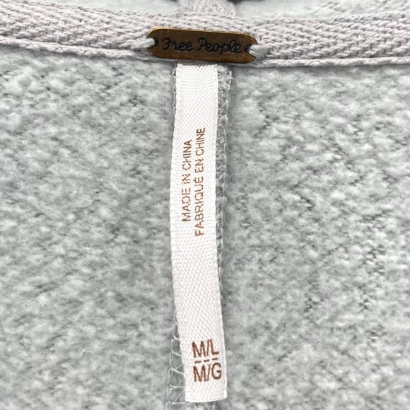 SOLD Free People Willow Hooded Gray Sweater - Picture 4 of 8